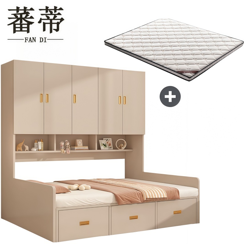 实木板床高清大图