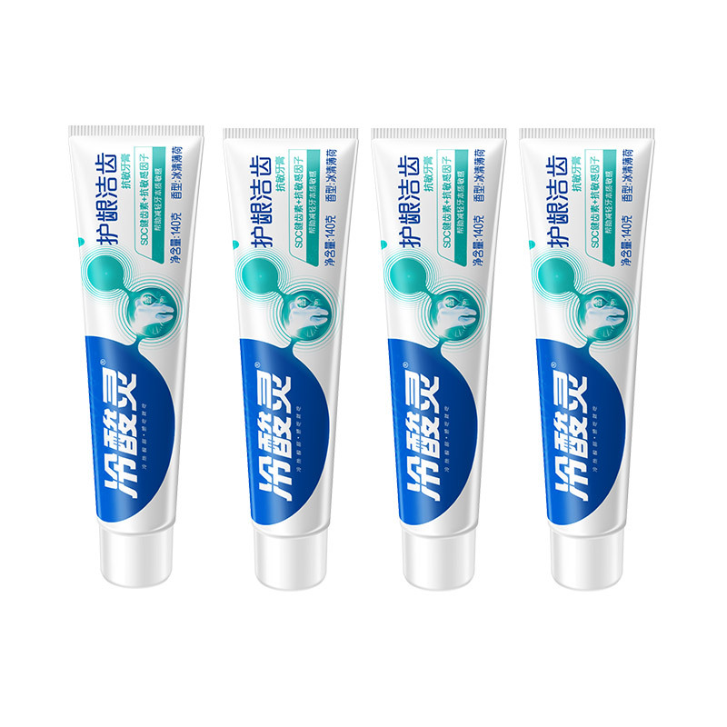 冷酸灵护龈洁齿抗敏牙膏140g* 4支