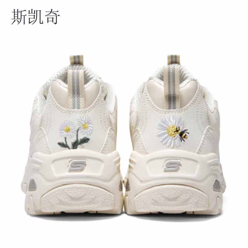 斯凯奇 女夏季白色老爹鞋 896180/OFWT-7 双高清大图