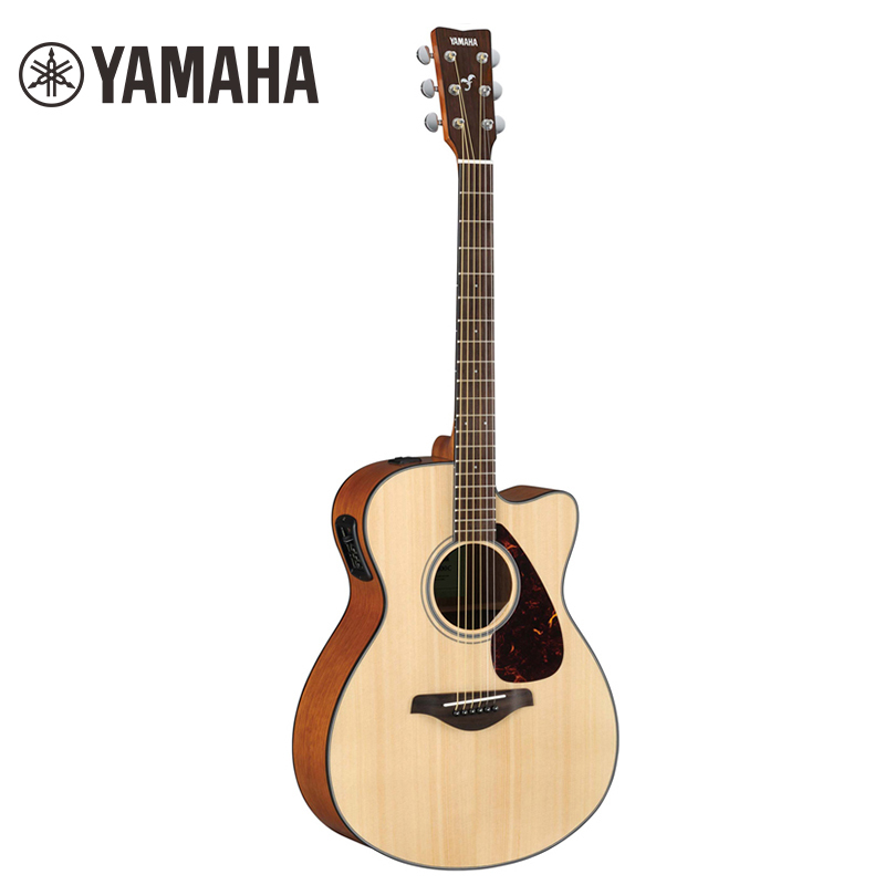 雅马哈自营(YAMAHA)FSX800C电箱吉他 雅马哈吉他初学入门jita乐器 木吉他缺角 40英寸