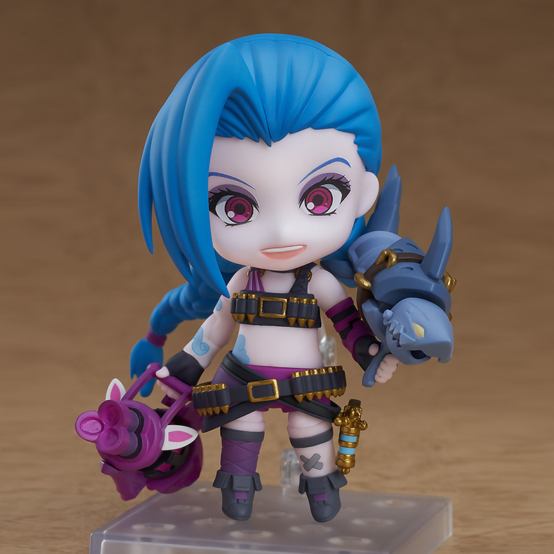 预定正版英雄联盟lolgsas联名粘土人金克丝暴走萝莉可动手办游戏道具