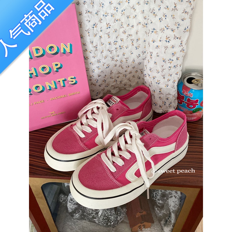 SUNTEK甜桃星球 夏季薄款透气帆布鞋女2023新款鞋子小众板鞋百搭小白鞋高清大图