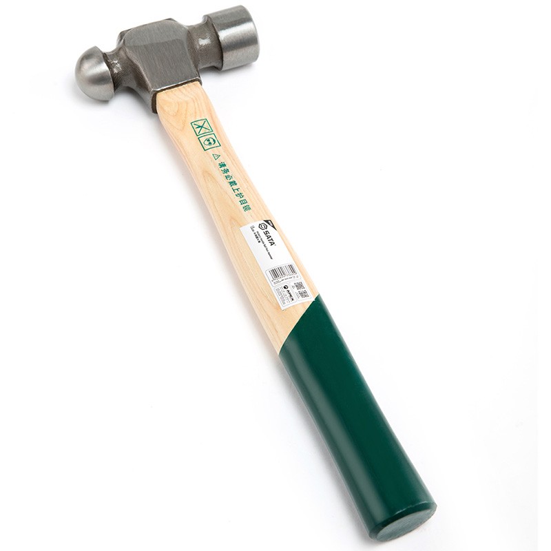 世达(SATA)玻璃纤维手柄圆头锤子 92313(木柄圆头锤1.5磅)高清大图
