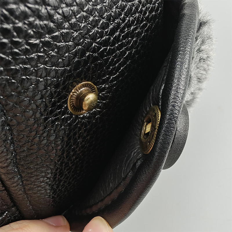 鸽护 雷锋帽 GH195QDK-毛边款[灰色] 顶高清大图