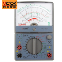 胜利仪器(VICTOR)指针万用表VC3021高精度多用表机械表电表 VC3021标配+20A特尖笔