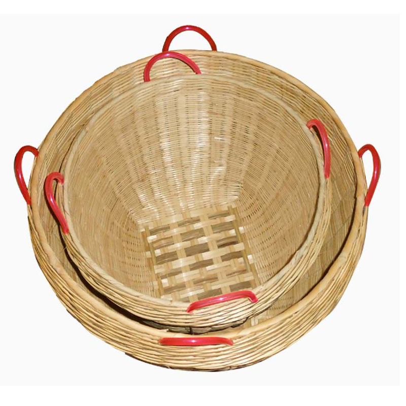 企购优品 竹箩筐 手编箩筐 竹制中号
