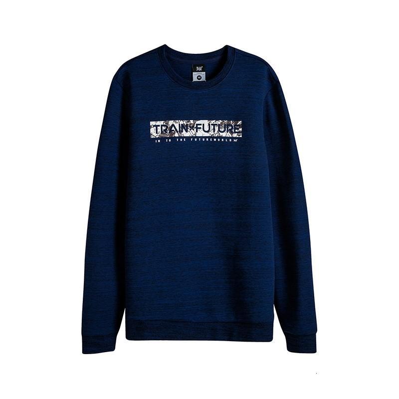 361°卫衣 361度男装2019春季新款长袖361字母印花休闲套头男卫衣