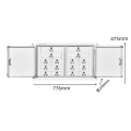 华立伟手机屏蔽柜16格落地款台