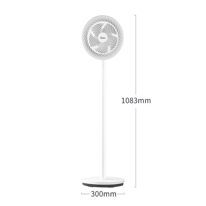 (顺丰发货)美的(Midea)落地大广角可定时循环扇FGD24SDX白色