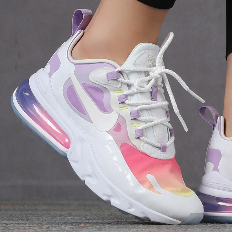 NIKE/耐克 女鞋 2020新款AIR MAX 270 REACT缓震气垫舒适运动鞋 CU2995-911