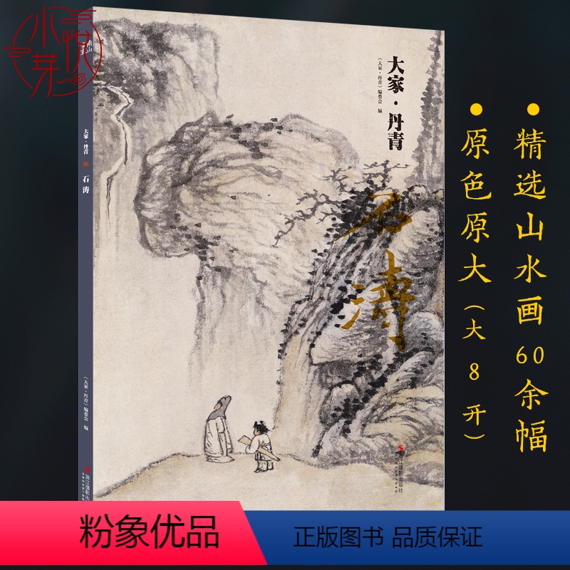[正版]大家丹青 石涛画集 国画临摹画册页 山水花鸟画精品60余幅作品全集鉴赏 中画国历代名家大师传世名画美术水墨绘画