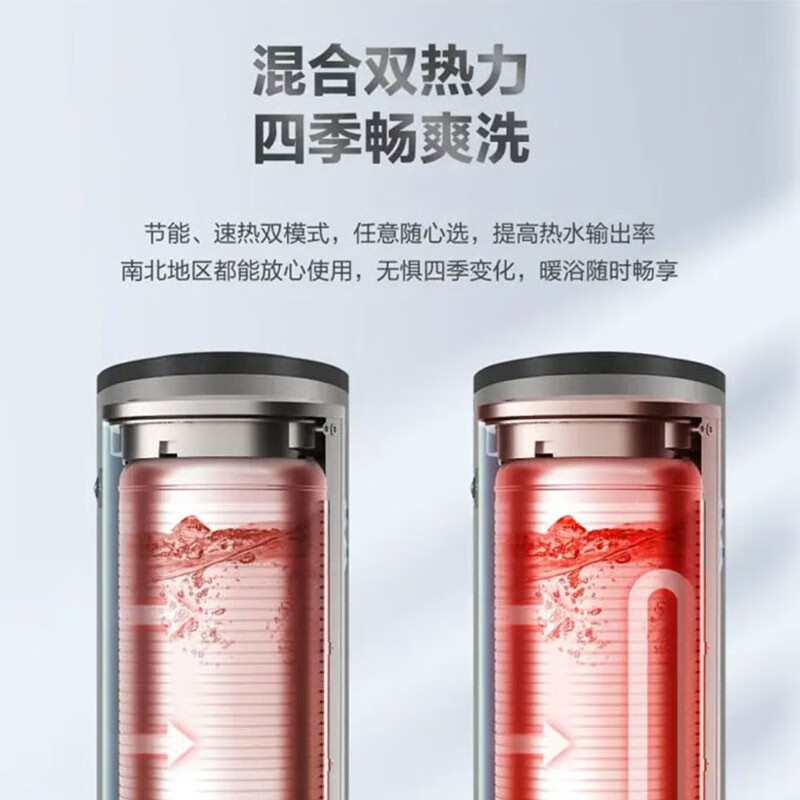 海尔(Haier)空气能电热水器200升双源速热WiFi智控节能省电省空间家用热泵带外机KF70/200-GE1-U1