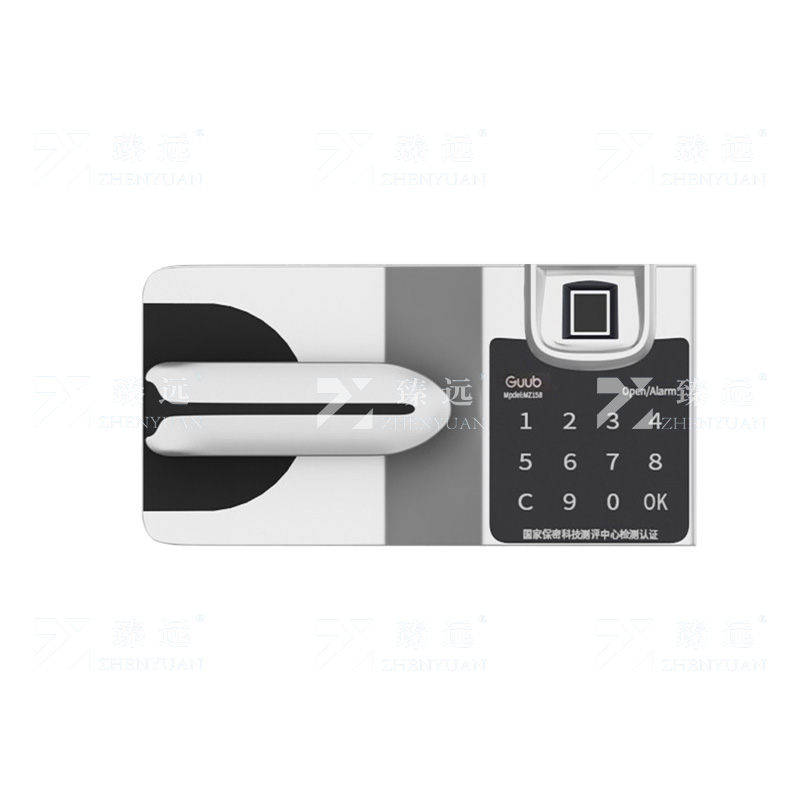 臻远 ZY4102408 保密柜文件柜钢制密码柜办公铁皮资料柜档案柜 常规通双节智能指纹锁高清大图