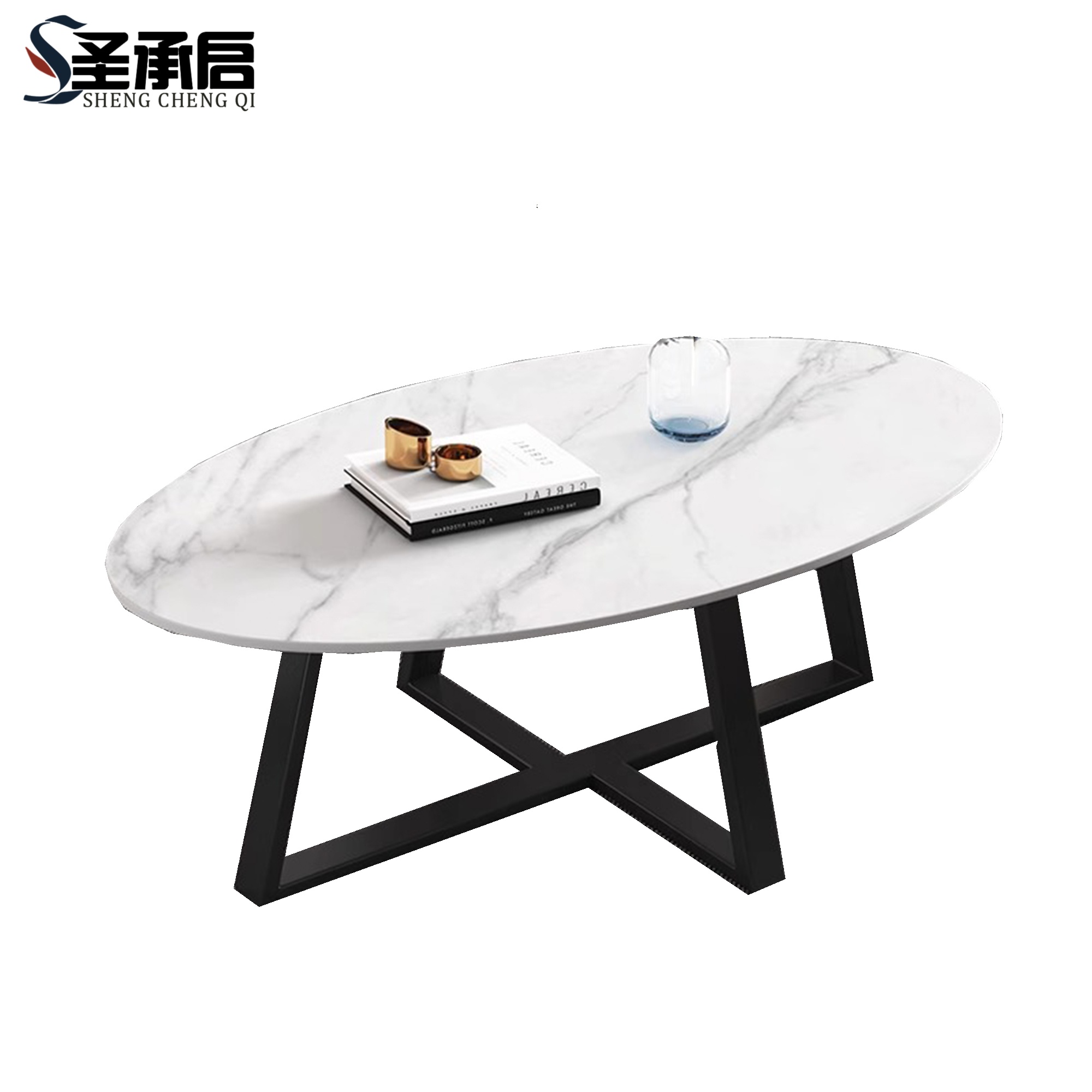 圣承启 岩板茶几 100cm张高清大图
