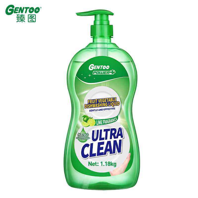 臻图(GENTOO) 蔬果餐具洗洁精(青柠香型)1.18kg