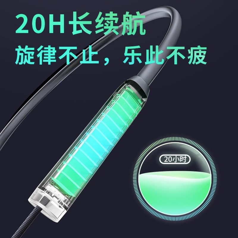 EDIFIER/漫步者 V2颈挂式蓝牙耳机挂脖跑步运动健身防水20h超长续 雅灰色高清大图