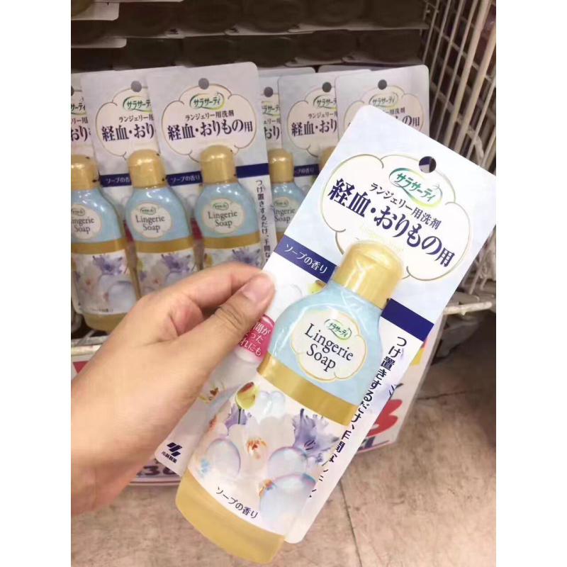 [3个装]日本小林制药去经期血迹深度去渍女性内衣内裤专用清洗剂120ml