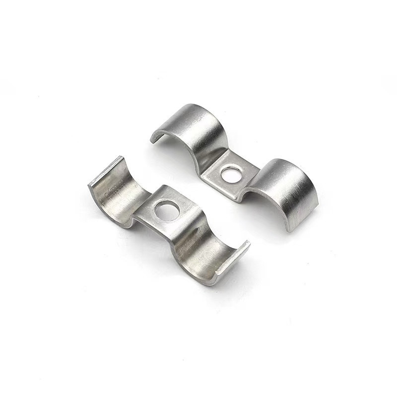 众慧创安 不锈钢双边骑马卡 M型管卡 直径12mm 个