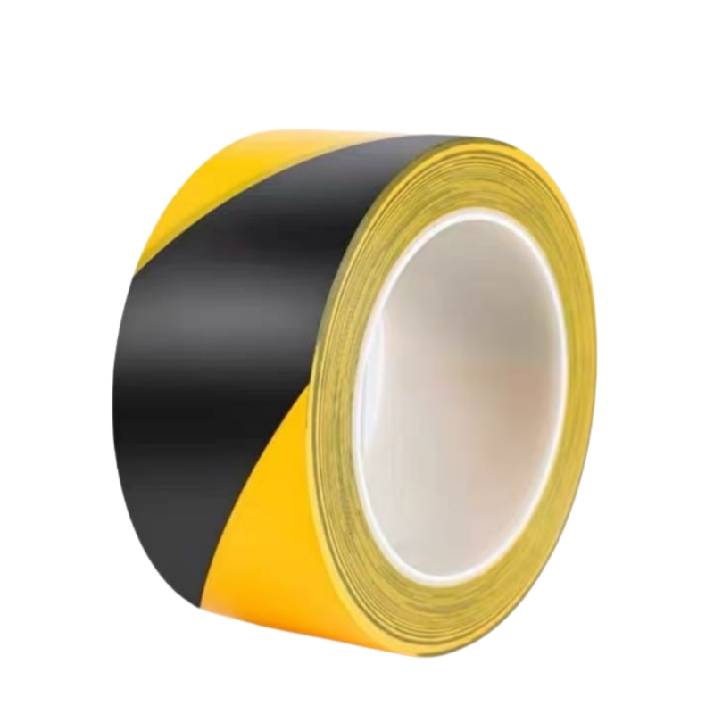 依诺九吉 PVC黑黄警示胶带耐磨 多型号 卷高清大图