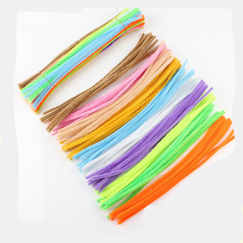 diy手工材料彩色毛根毛条扭扭棒毛幼儿园儿童创意美术毛绒条扭扭棒20