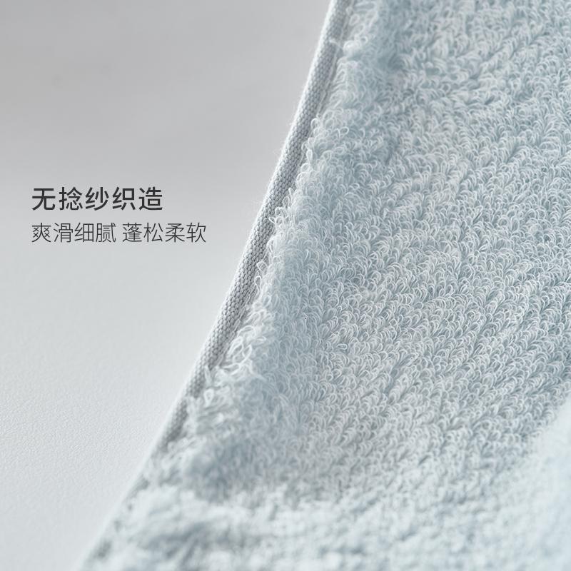 家柏饰(CORATED)超柔新疆棉毛巾浴巾三件套情侣结婚成人全棉吸水套装