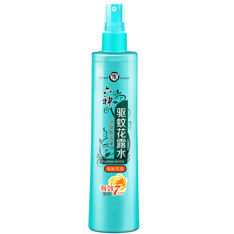 六神驱蚊花露水 清新花香 180ml