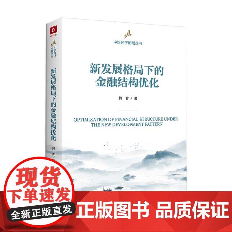 新发展格局下的金融结构优化 中国经济问题丛书 何青 著 经济高清大图