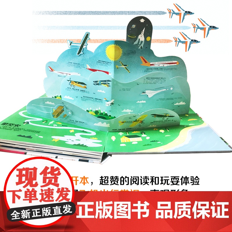 [央视网]飞机运转的秘密 3d立体书 宝宝翻翻绘本情景认知揭秘 交通工具 机场飞机主题大型玩具书 揭秘交通工具机场飞行百高清大图