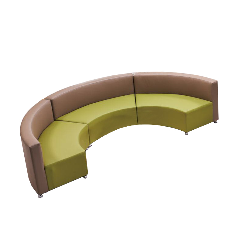 蓝翔半圆形卡座沙发弧形沙发洽谈区沙发酒店等候区沙发lt视频