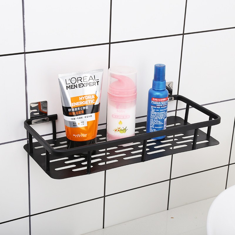 免打孔浴室三角置物架卫生间卫浴厨房厕所壁挂置物架子