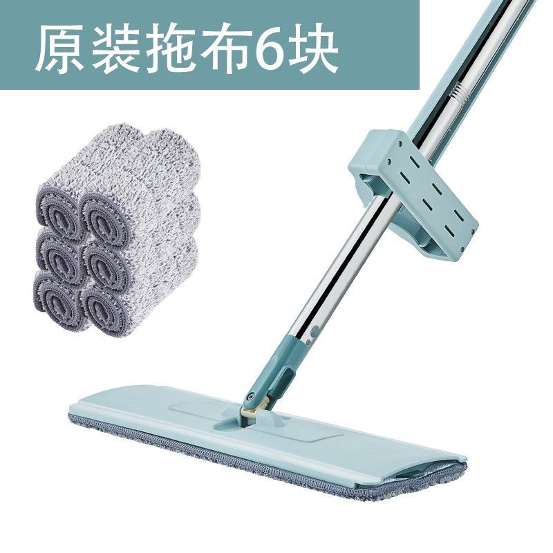 免手洗平板拖把吸水家用干湿一拖免洗地净拖布刮刮懒人乐拖地