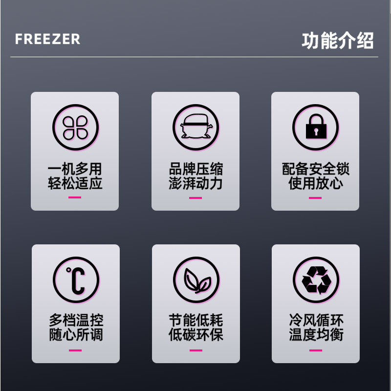 乐创 lecon 商用食品留样柜50L饮料冷柜 台式家用商用冷藏保鲜展示柜 LC-SC-50