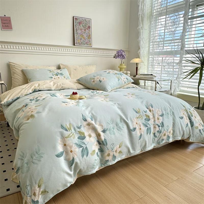 雅鹿·自由自在(YALU&FREEDOM)花语系列 全棉 四件套 花语心愿高清大图