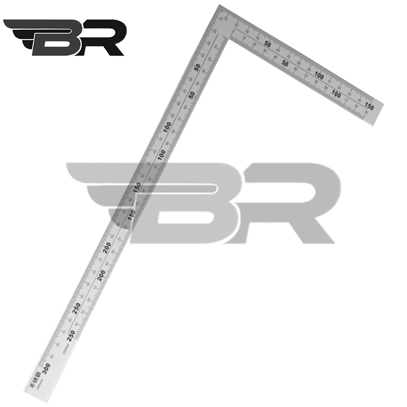 BR勃瑞/不锈钢拐尺/30cm/把高清大图