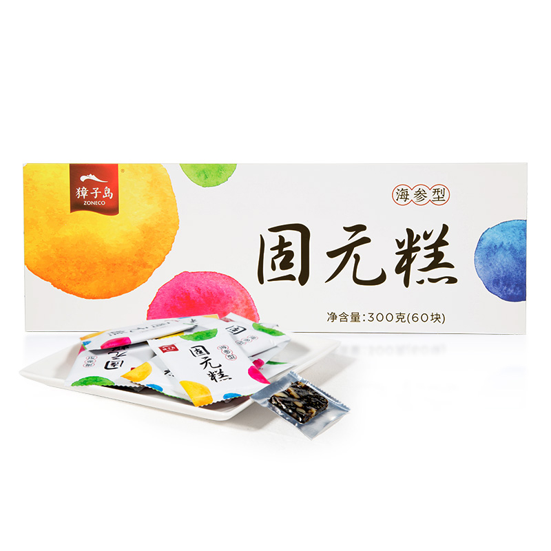 獐子岛 即食海参固元糕 海参阿胶糕礼盒300g 大连辽参阿胶