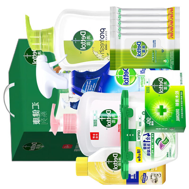 洗衣凝珠四合一18颗沐浴露650g洗手液450g除菌液250ml香皂 105g*2洗手液200ml高清大图