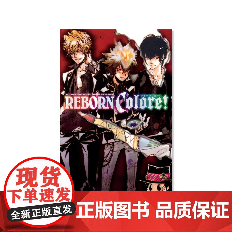 预售[日文原版]家庭教师REBORN 视觉书 REBORN Colore 家庭教師ヒットマンREBORN 公式ビジュアル高清大图