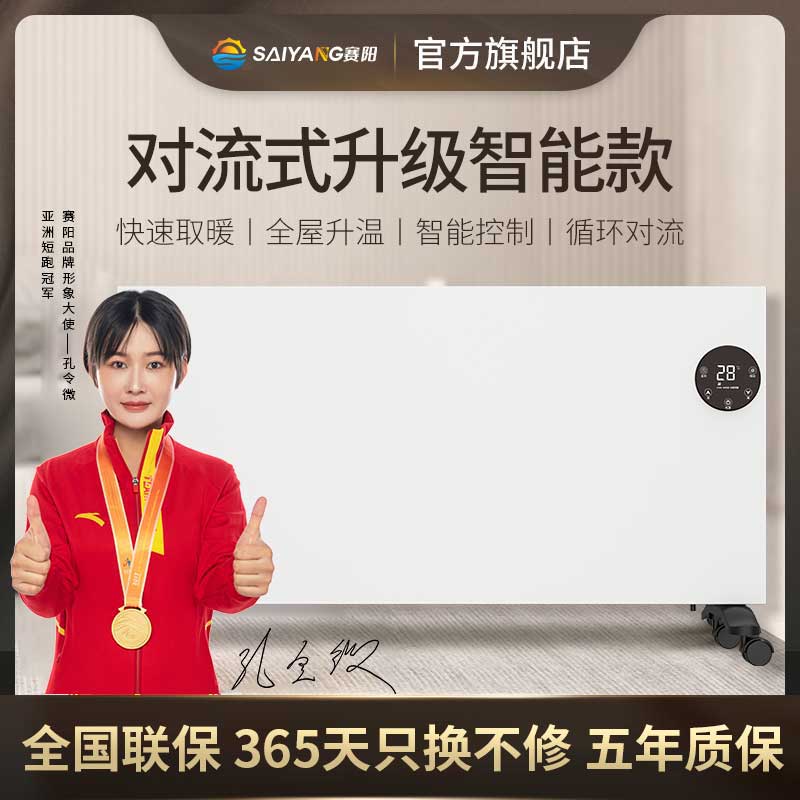 赛阳家用对流式取暖器暖全屋电暖气可移动式新型大面积暖风机