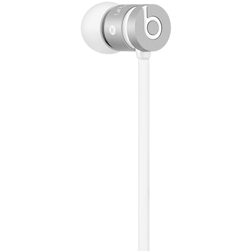 BEATS/Beats urBeats入耳式耳机3.5接口 重低音降噪面条耳麦带线控 银色