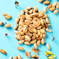 臻味土 耳其原色开心果500g罐装坚果炒货干果开心果 进口坚果每日坚果零食