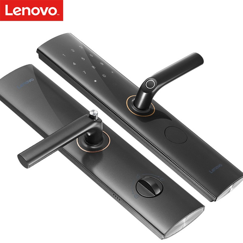 联想lenovo指纹锁家用防盗门密码锁电子门智能锁app智能门锁u1u1咖啡