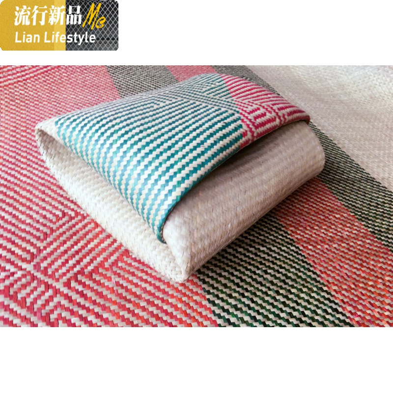 广东肇庆传统手工编织蒲席18米15米12米夏季凉席三维工匠凉席凉枕视频