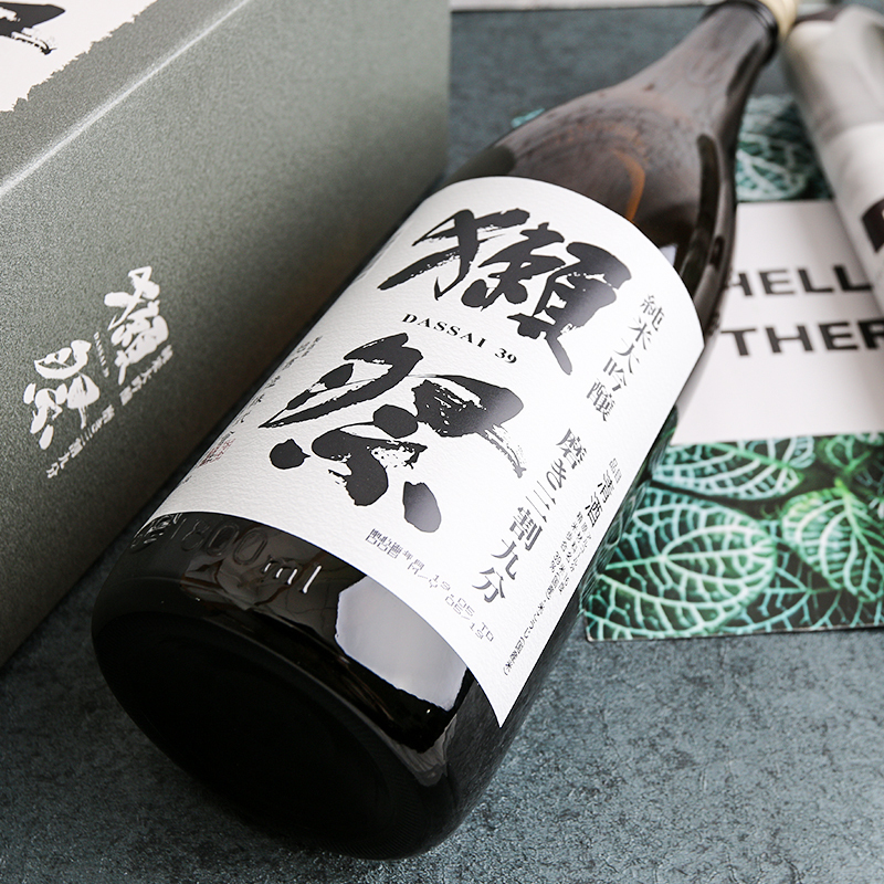 【酒庄直通】獭祭清酒 日本原瓶原装进口清酒 米酒 纯米大吟酿清酒 獭祭39/三割九分 1800ml*1