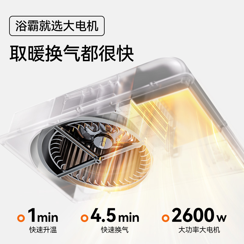 奥普(AUPU)浴霸E371-Y风暖浴霸 强弱两档取暖智能干燥换气集成吊顶卫生间暖风机高清大图