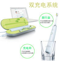 飞利浦 (Philips) 钻石亮白型 HX9332/04 成人声波震动电动牙刷 充电式 陶瓷白