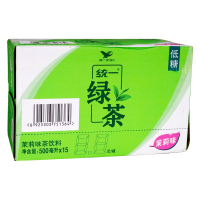 统一 绿茶500ml*15瓶整箱茉莉花茶饮料 清凉解渴