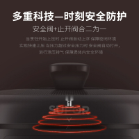 苏泊尔(SUPOR)电压力锅 精钢球釜家用5L双胆高压锅 智能预约 开盖收汁 一键排压