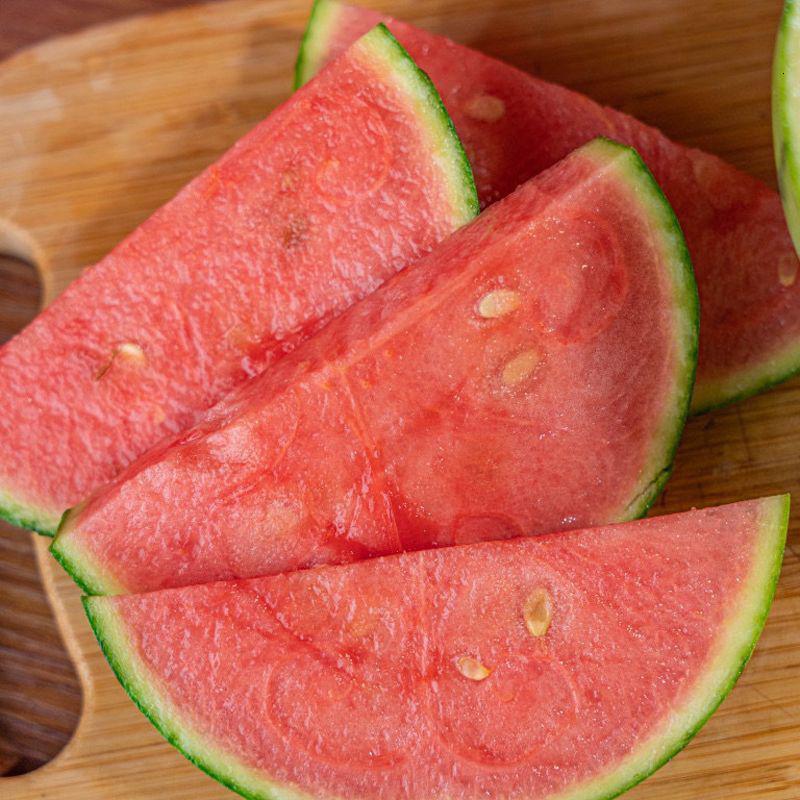 五个农民 山东甜王西瓜 带箱3斤 手撕西瓜脆甜无籽小糖丸西瓜