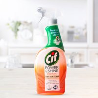 英国进口Cif晶杰厨房亮泽清洁剂700ml*2