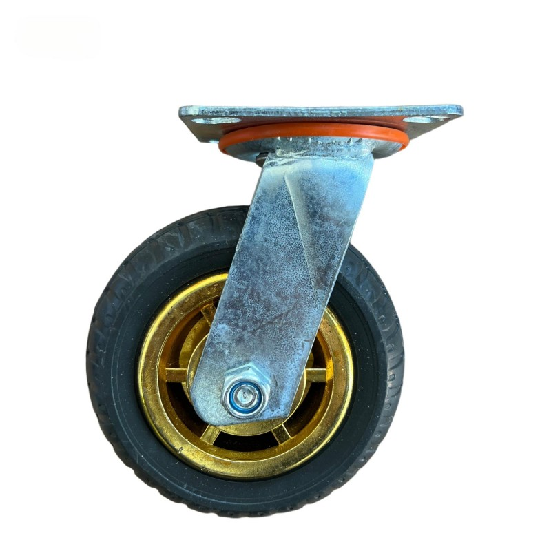 铁耀 橡胶万向轮高清大图